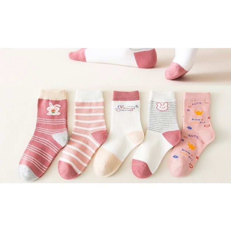 KIT 12 Meia Infantil Feminina  (Algodão) em Oferta na Shopee