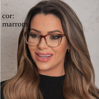 Armação Para Óculos de Grau Feminino 68619 em Oferta na Shopee
