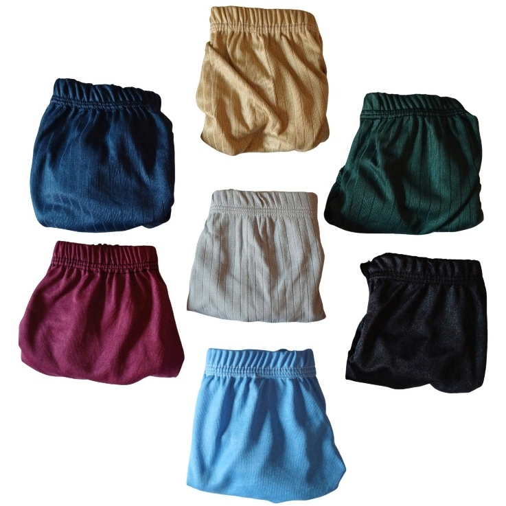 Kit 5 Cuecas Slip Adulto Masculina Lisa