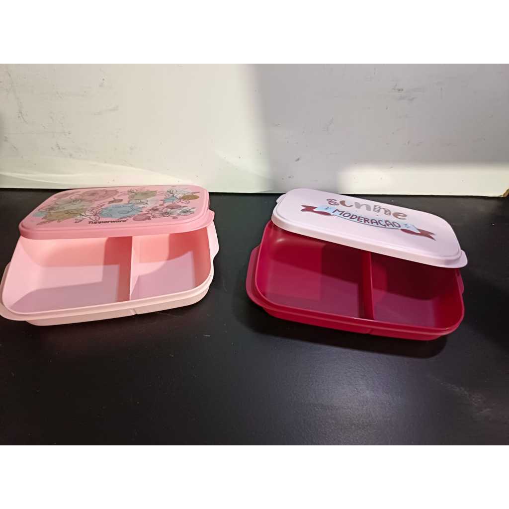 Basic line com divisórias tupperware 1 litro
