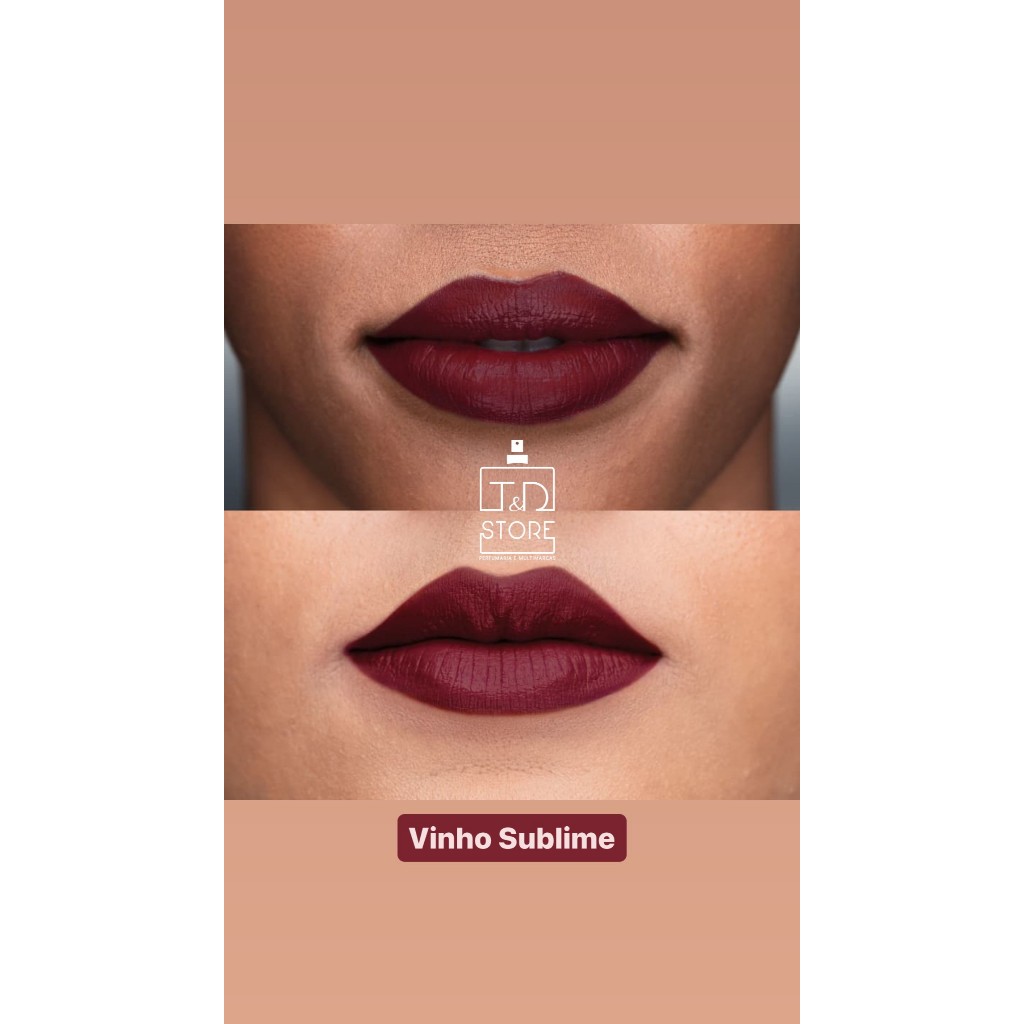 Batom Líquido Eudora Glam Matte Tint 4g ORIGINAL