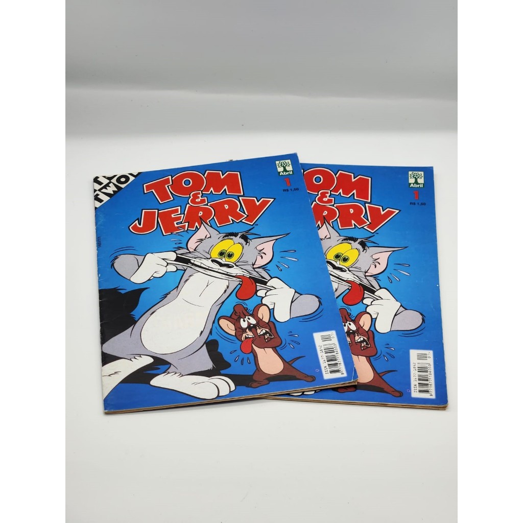 GIBI HQ TOM & JERRY NÚMERO 1 CARTOON NETWORK - VALOR DA UNIDADE - 2002 - LEIA