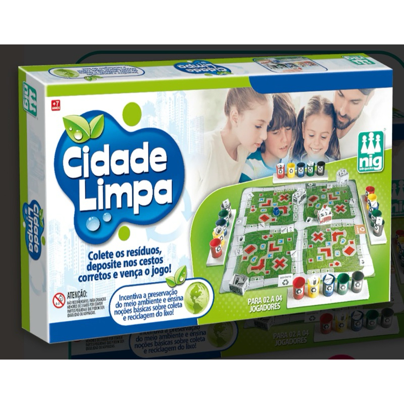 Jogo cidade limpa - NIG - jogo educativo - meio ambiente