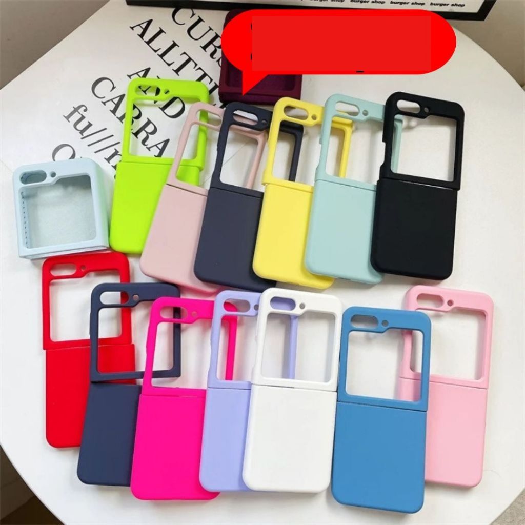 capinha capa para Z FLIP 5 Protetora Silicone Case Aveludada Protetora case Silicone Premium Película
