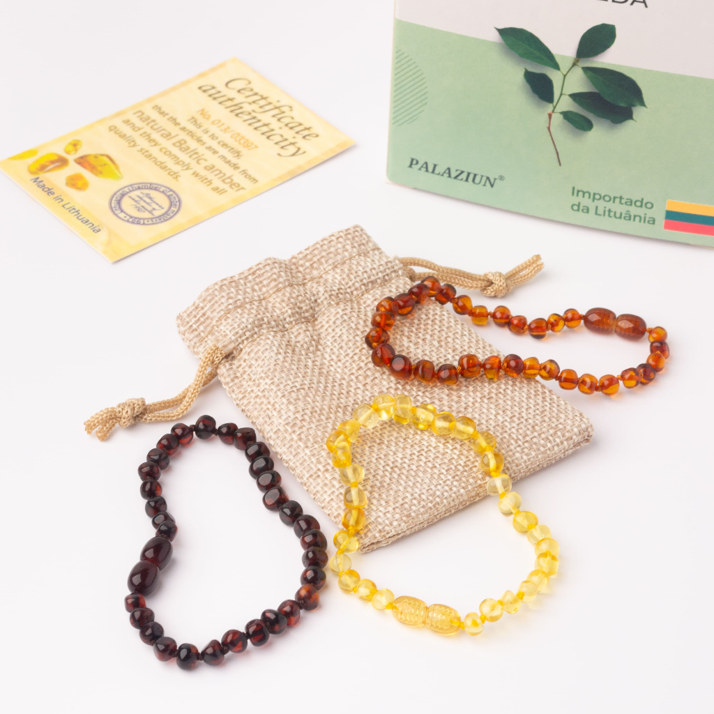 Pulseira Adulta Feminina Masculina Âmbar Báltico Fecho de Rosca Mel Conhaque C Certificado Lituânia em Oferta na Shopee