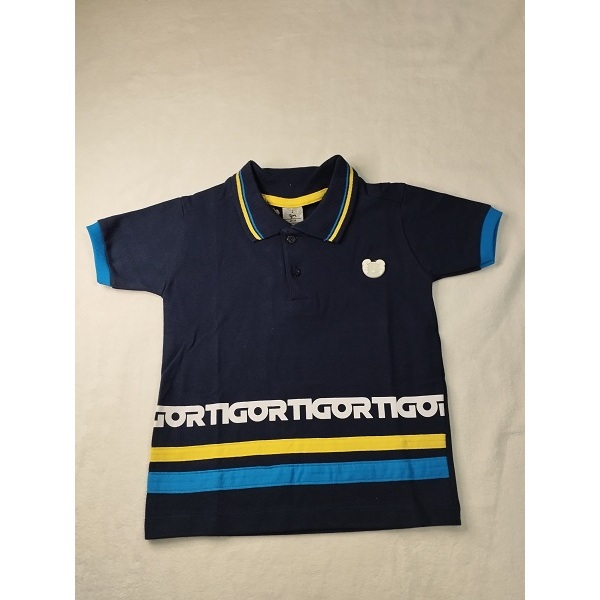 Camisa polo Infantil masculino Tigor em piquet tamanho 2