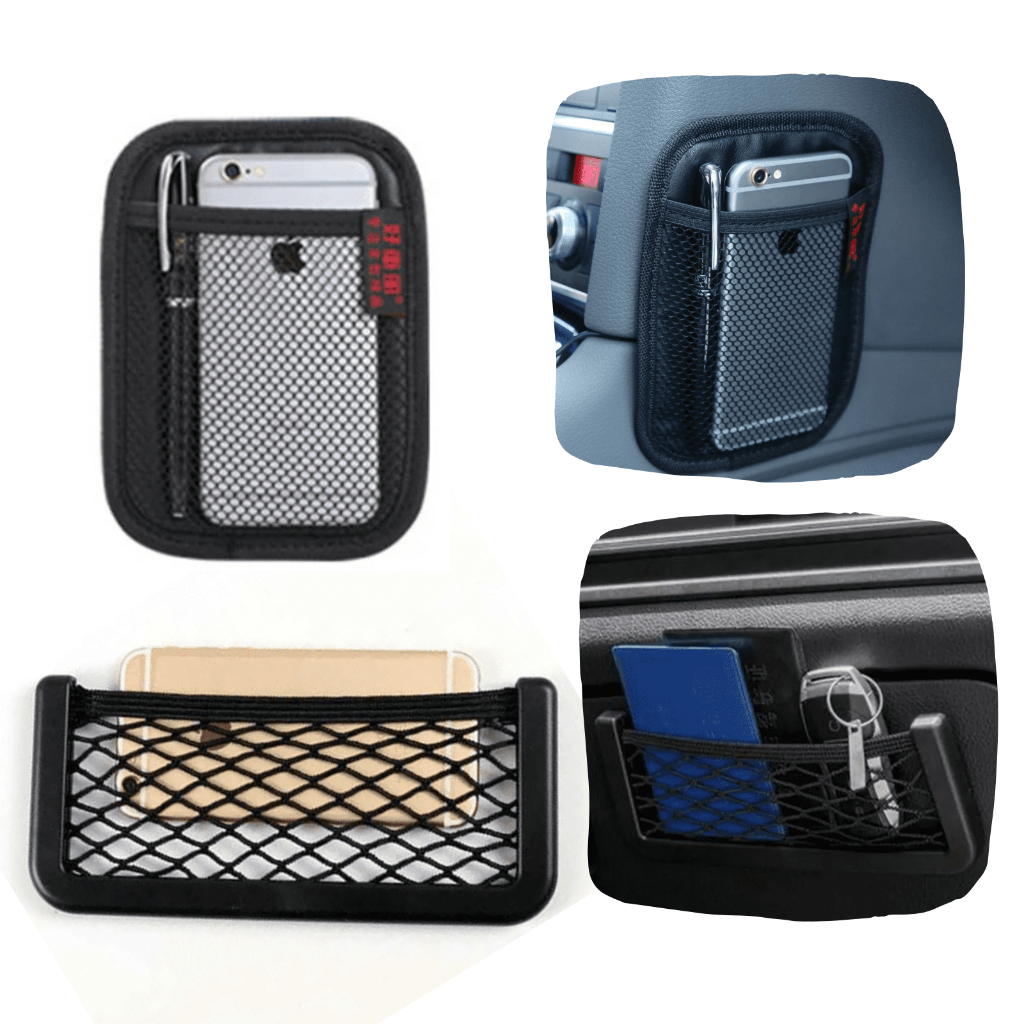 Rede Porta Bag Organizador Universal Carro Redinha bolsa Celular suporte Chave Acessório Veiculo em Oferta na Shopee