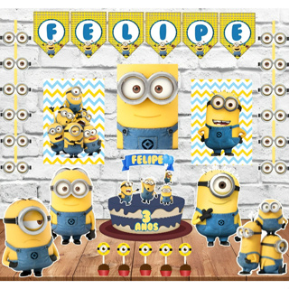 Kit Decoração Festa em Casa Minnions em Oferta na Shopee