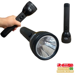 Lanterna Recarregável de Alta Luminosidade com 1 LED(3W) Bivolt