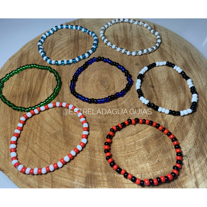 pulseiras de miçangas - Umbanda candomblé quimbanda