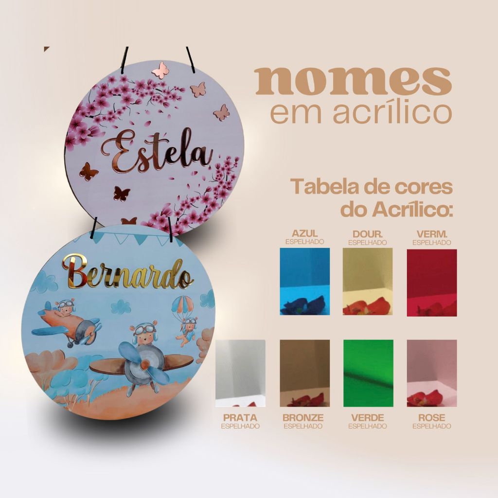 Enfeite Porta Maternidade Fundo do Mar  - Nome personalizado - Decoração para quarto! GUIRLANDA.