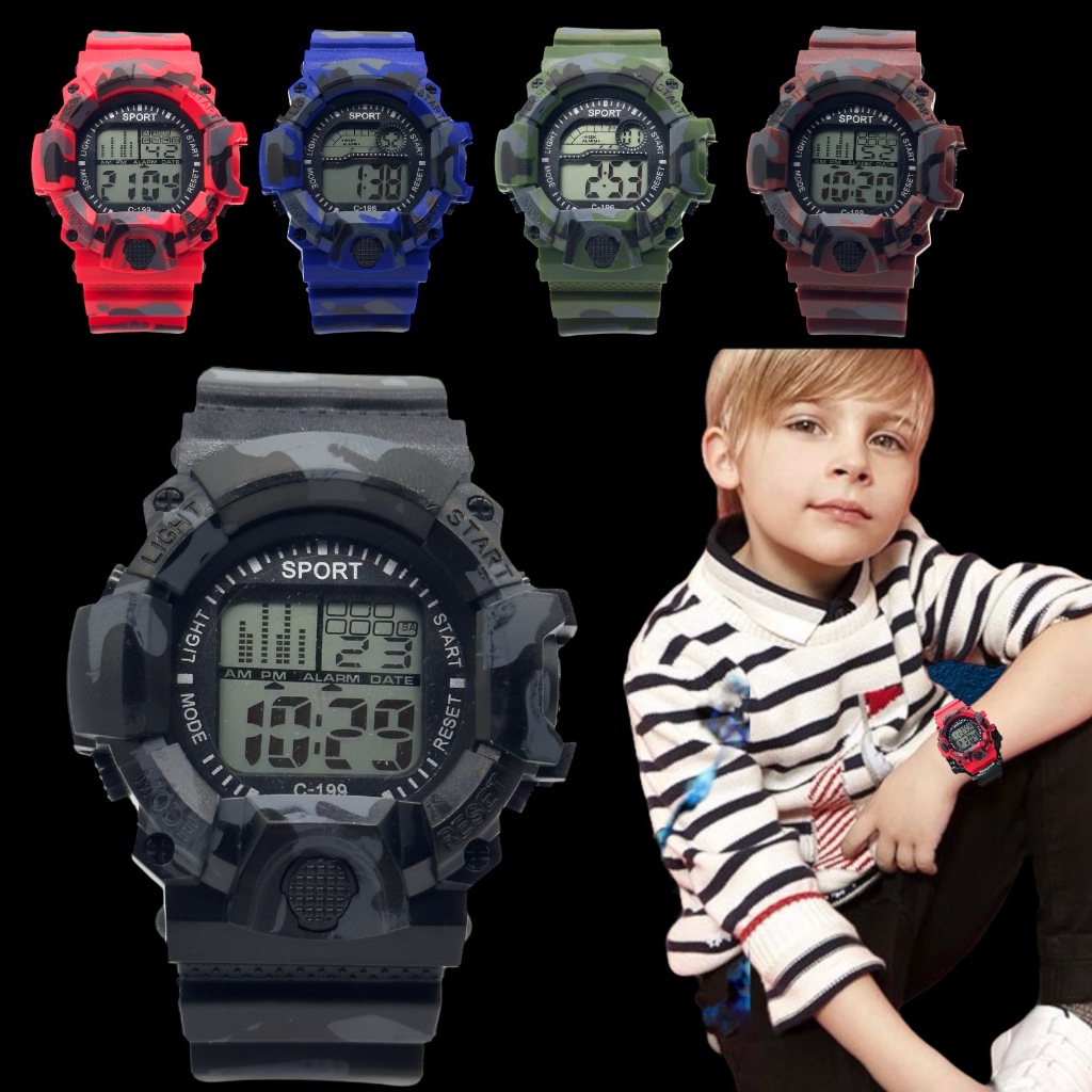 Relógio Infantil Masculino Feminino A Prova D'Água Qualidade Premium Barato em Oferta na Shopee