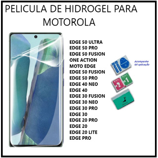 Película Hidrogel transparente para Moto Edge50fusion 50Ultra 50Pro 40Neo 30Fusion  30Utra OneAction em Oferta na Shopee