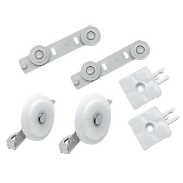 Sistema de roldana porta de correr com Guia superior duplo para guarda roupas em Oferta na Shopee