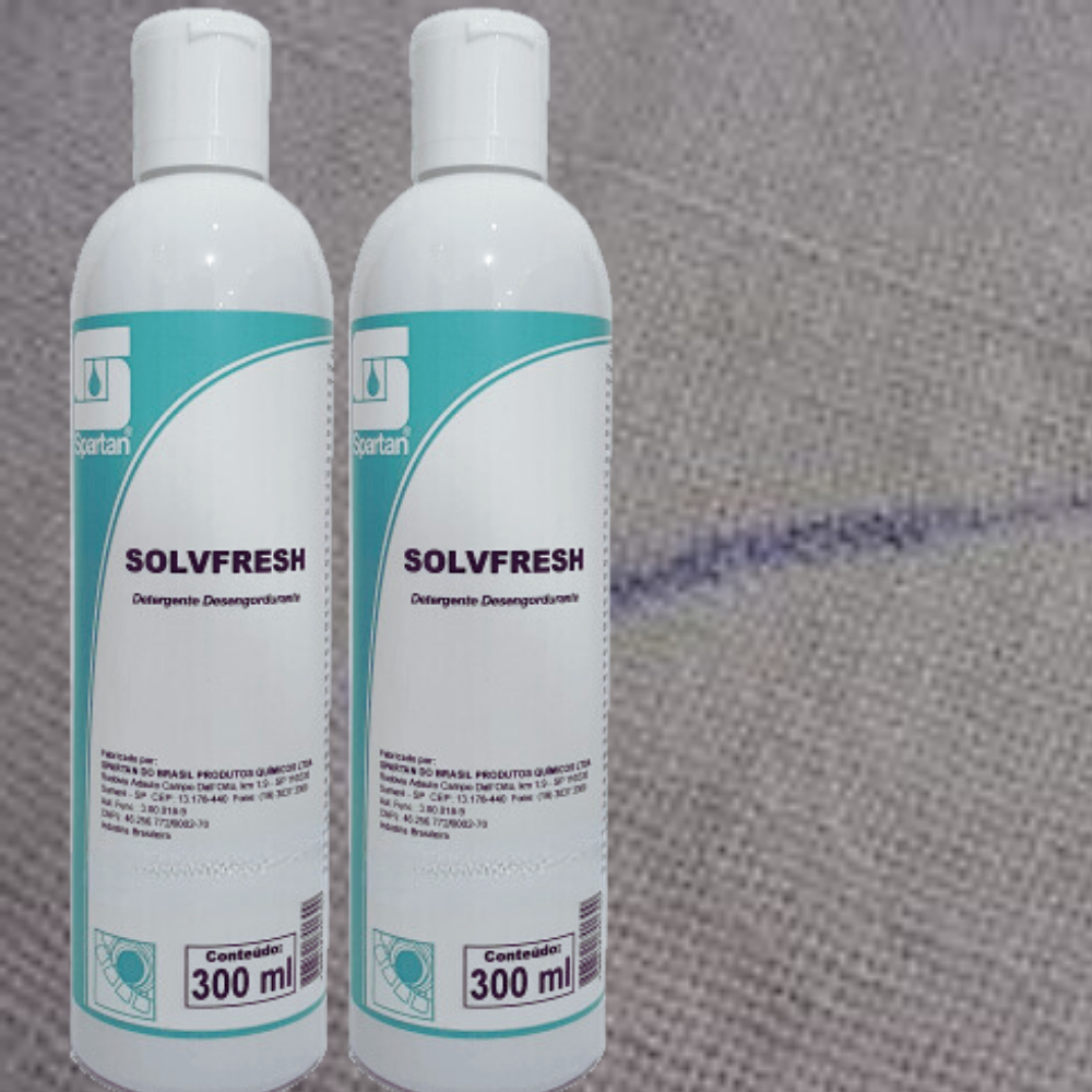 Kit 2 Detergente com Alta Concentração de Solvente Solvfresh Spartan 300 ML Cada