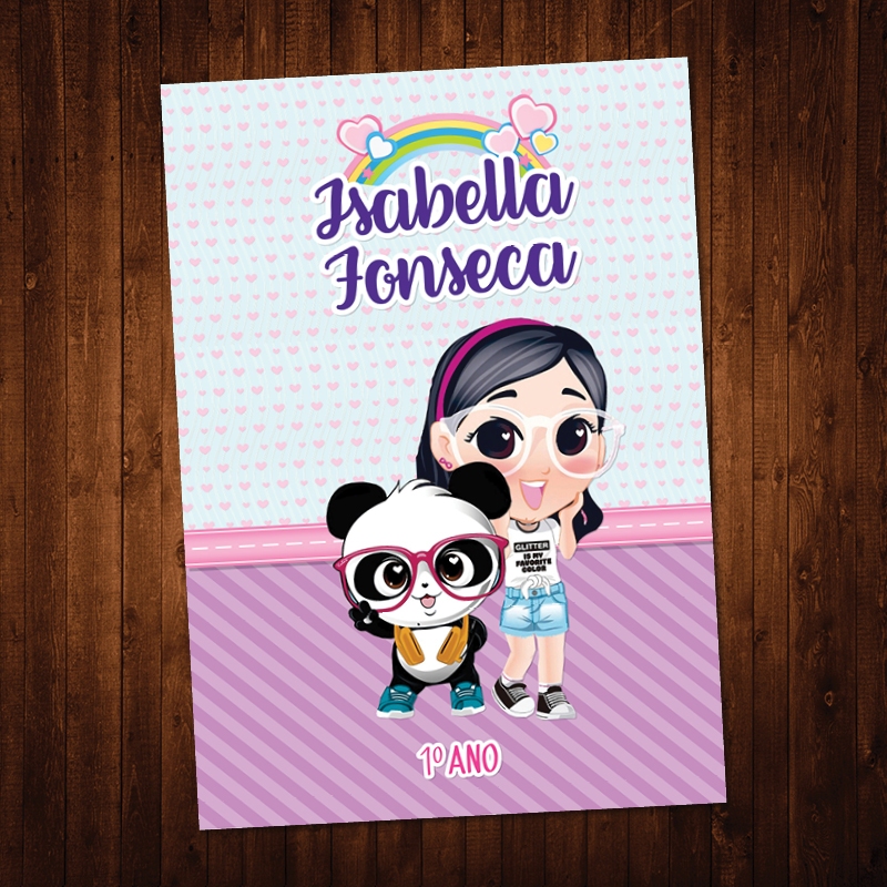 Kit Adesivos Luluca Capa Caderno A4 em Oferta na Shopee