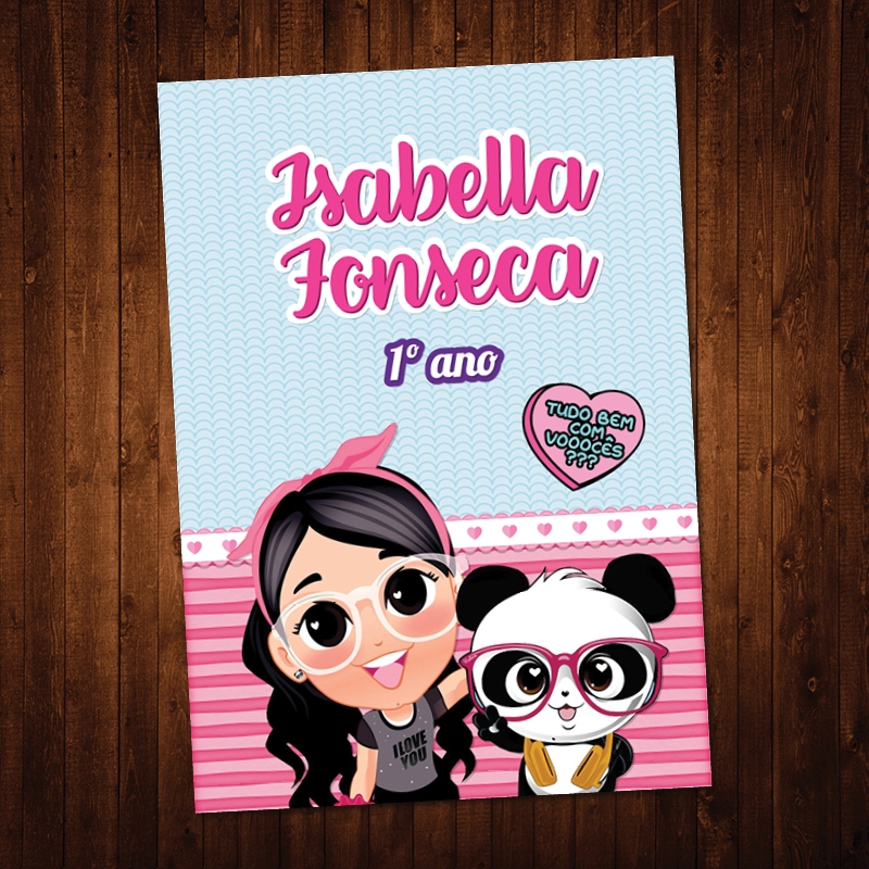 Kit Adesivos Luluca Capa Caderno A4