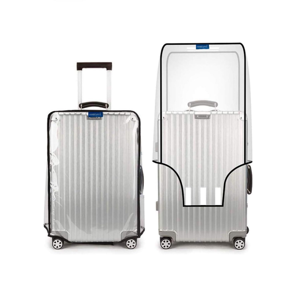 Capa De Mala Transparente Em Pvc À Prova D'água, Protetor De Viagem Para Malas