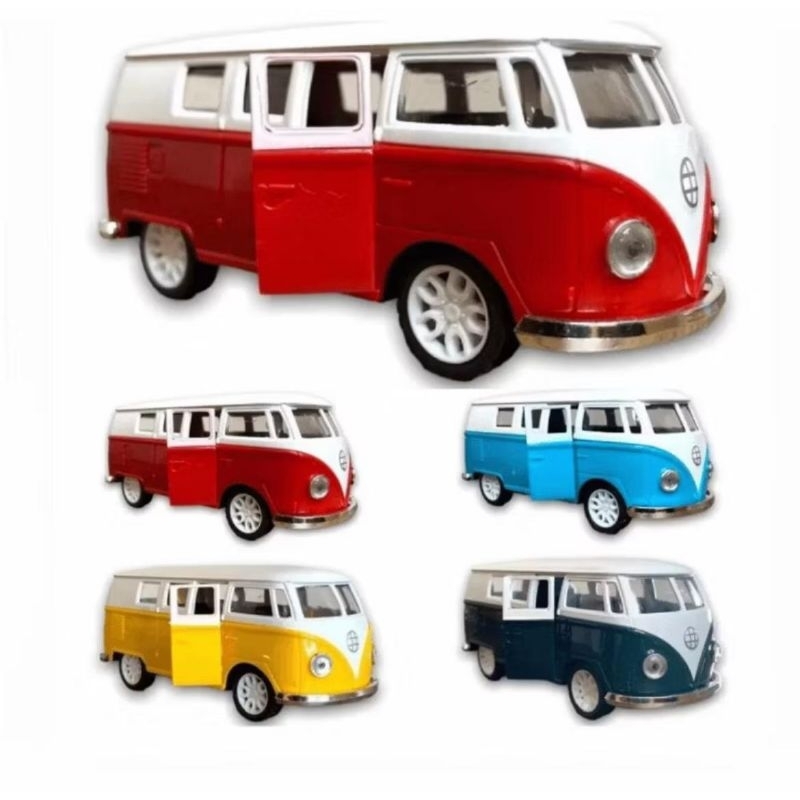 Kombi Miniatura 12,5cm Metal model  modelo Die cast Colecionador  Carrinho de Fricção