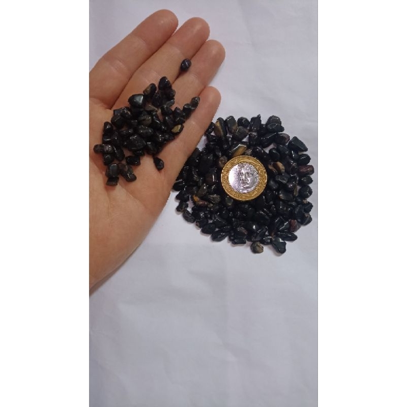 Pedra Cascalho Ônix Natural tamanho médioa aproximado  de 4 MM à 8 MM