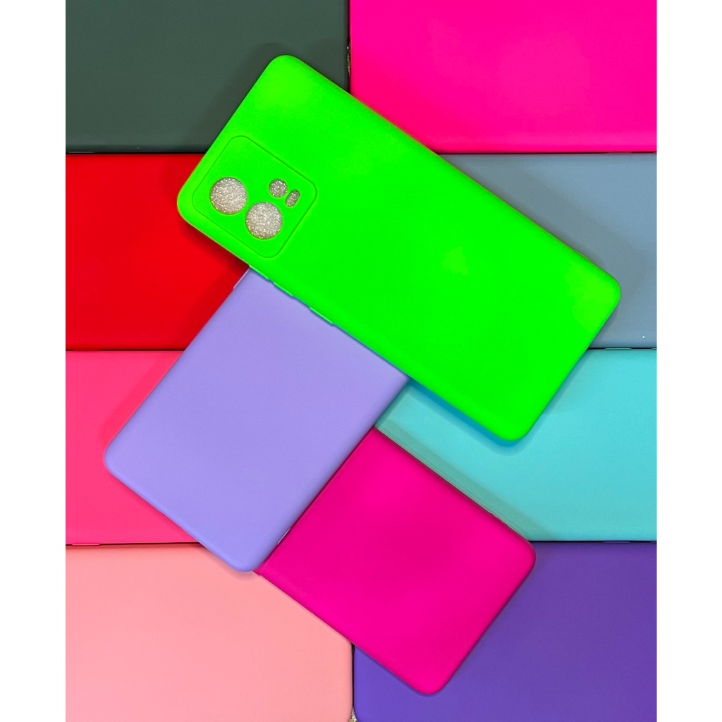 Capa para Motorola Edge 30 Fusion / Capa + Pelicula ceramica ou So 1 Capinha Aveludada Case