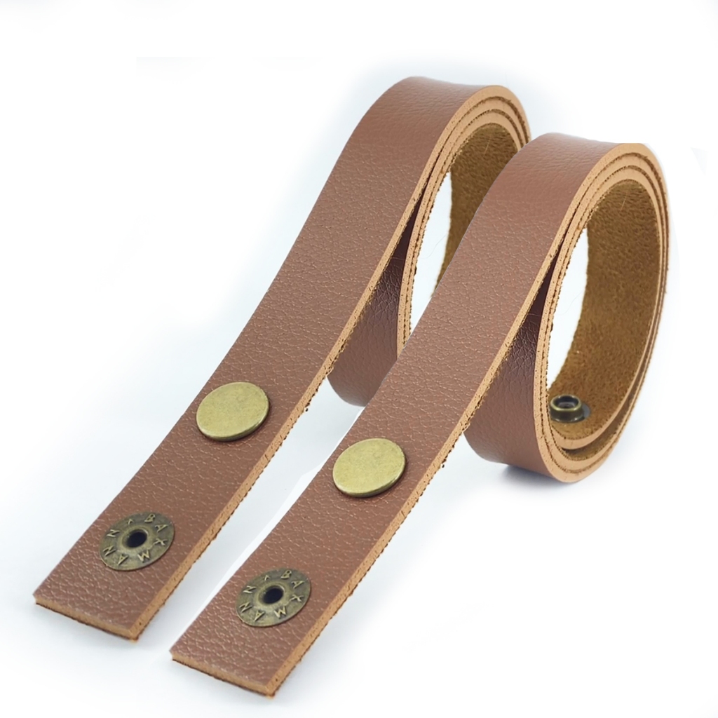 Par de alças com Botão de pressão para bolsas de crochê, macramê, tricô e bolsas compativeis