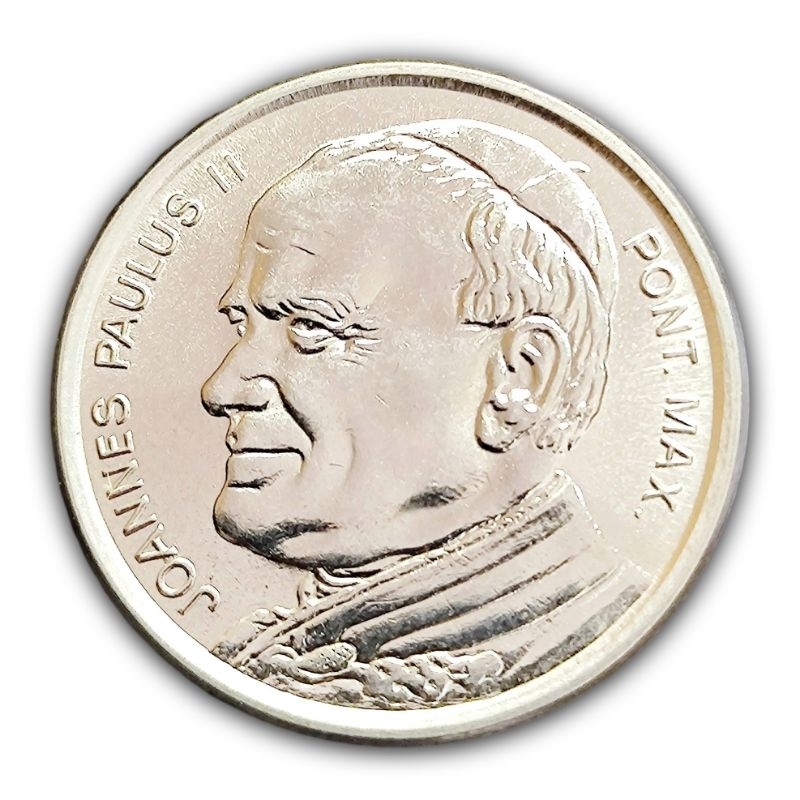 Medalha Comemorativa Visita do Papa João Paulo II ao Brasil 1991 - Nossa Senhora Aparecida