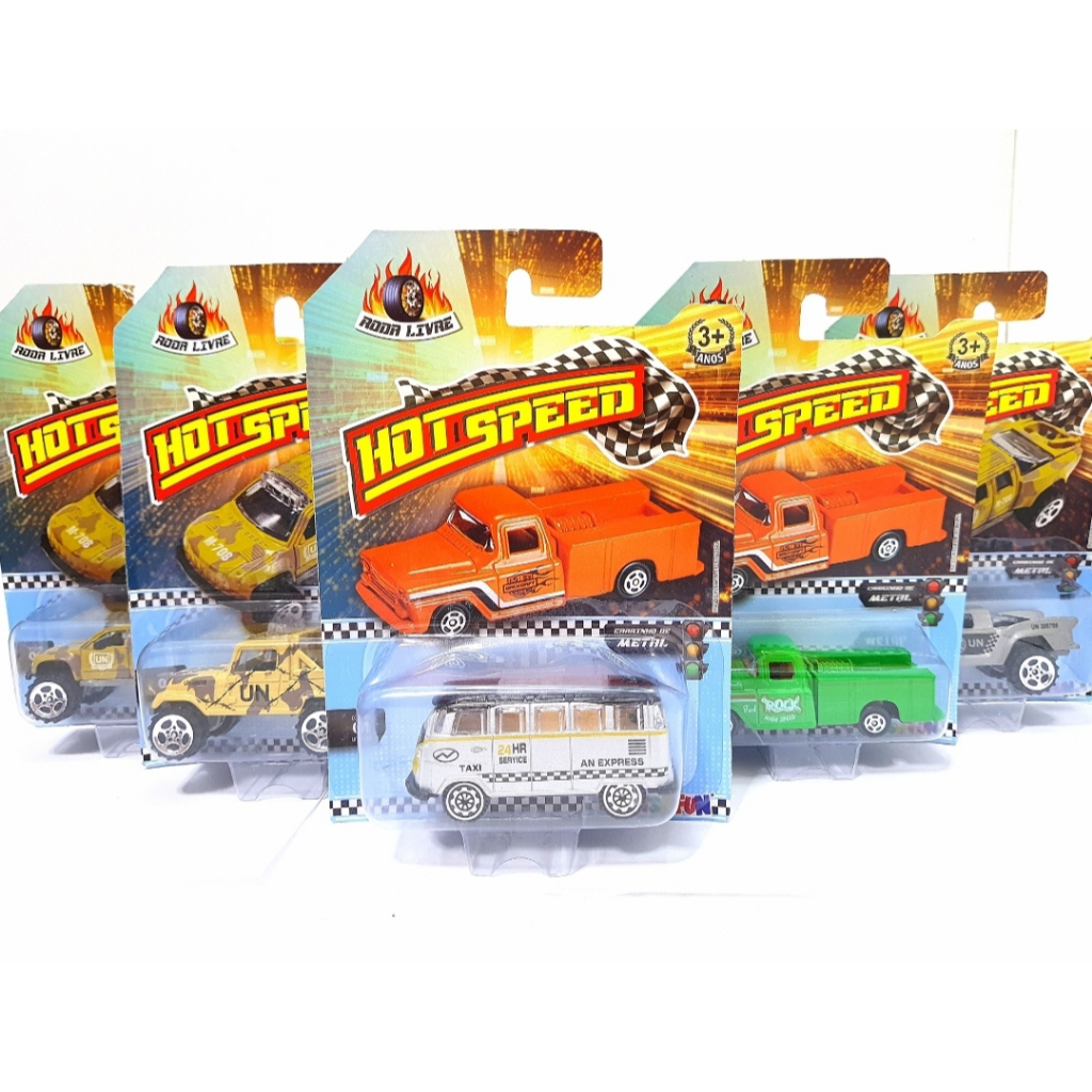 Carrinhos Brinquedo Hot Speed Estilo Hot Wheels Modelos Variados