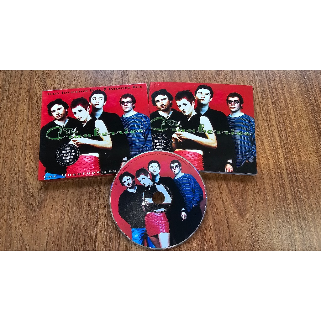 THE CRANBERRIES - FULLY ILLUSTRATED BOOK & INTERVIEW DISC - THE UNAUTHORISED EDITION