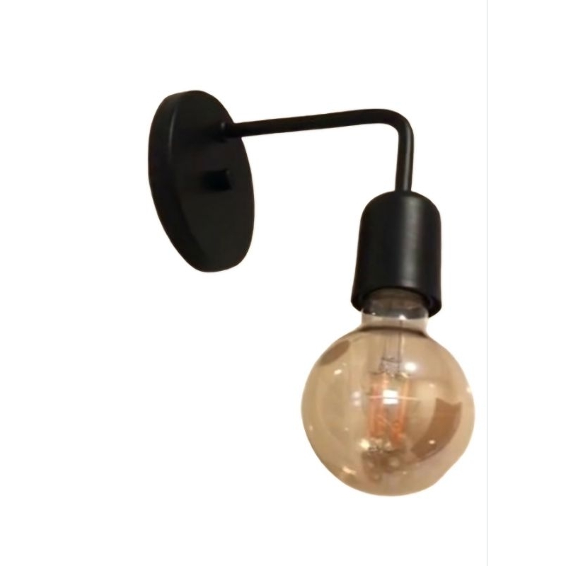 Luminária Arandela De Parede closet Contemporâneo Moderno Cabeceira soquete E27 Retrô  minimalista Quarto Banheiro escada