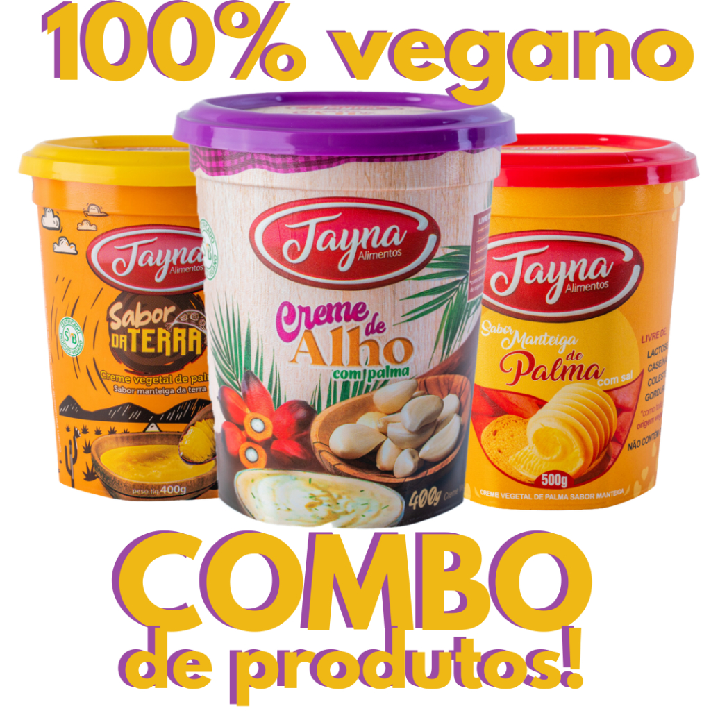 Kit Jayna Alimentos - Manteiga e Creme de alho