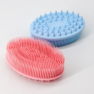 Escova De Banho E Lavagem Do Cabelo Dupla Face De silicone Para Massagem Suave Das Crianças024-054 em Oferta na Shopee