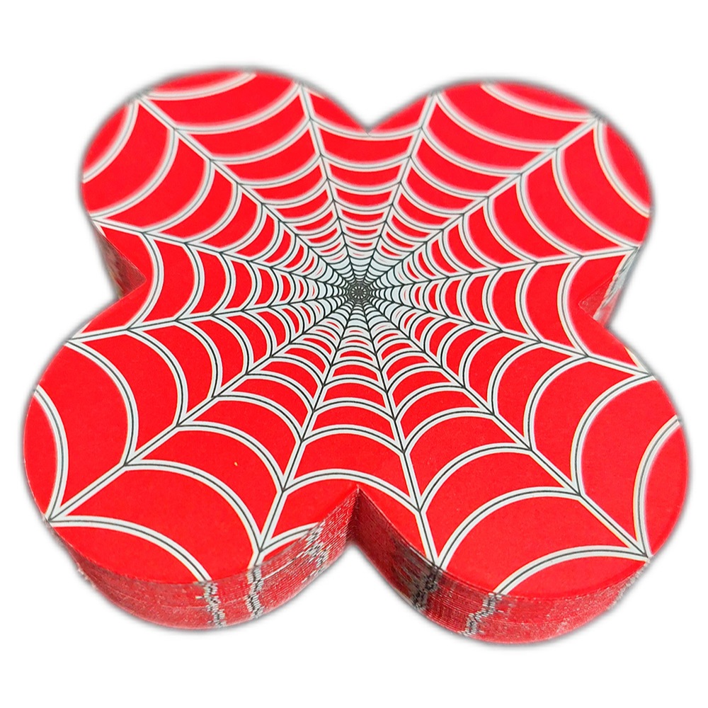 100 Homem Aranha Forminhas 4 Pétalas Spider Brigadeiro Festa Infantil Liga da Justiça 3,5x3,5 Grande