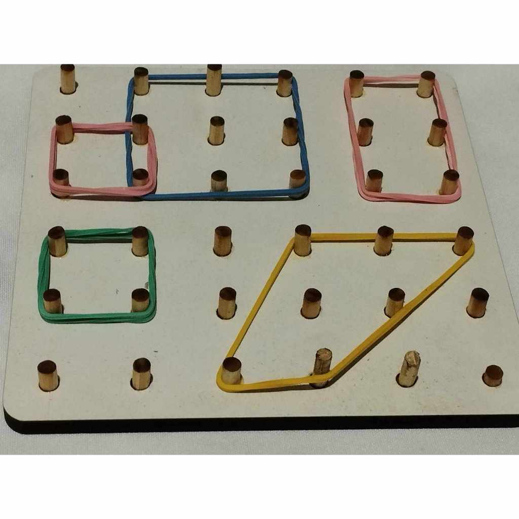 Geoplano Matemática Formas Geometricas Pedagogico Educativo 18x18