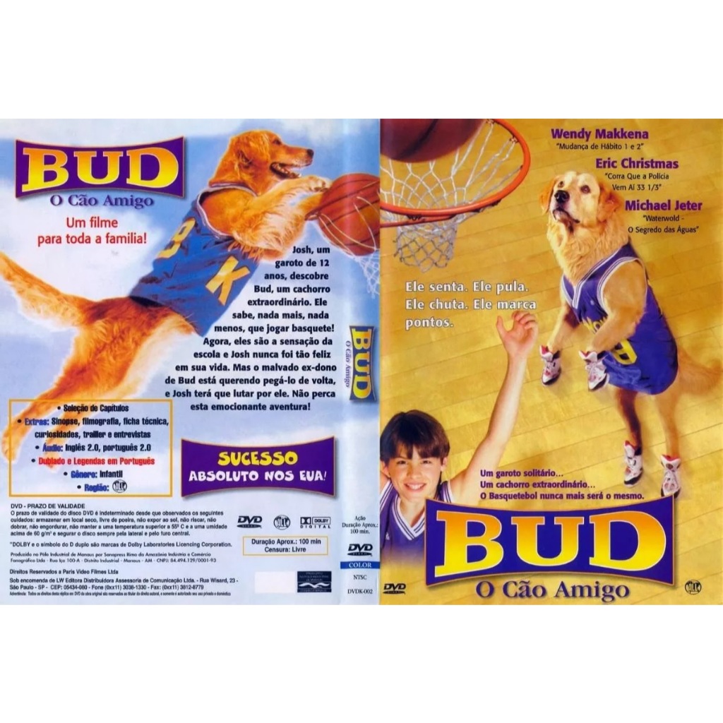 DVD Bud - O Cão Amigo 1997 Dublado HD720p