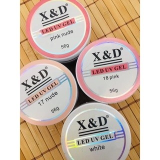 Kit 2 Gel X&D 56g XD Alongamento Unhas Nail Unha Nail Acrigel Fibra