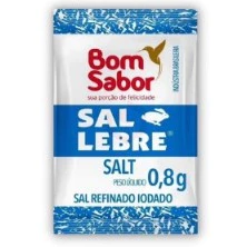 Sal Marinho Sachê 0,8grs Kit c/100 ou 200 Unidades