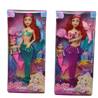 Boneca Ariel Sereia Princesa Brinquedo Infantil Musical em Oferta na Shopee