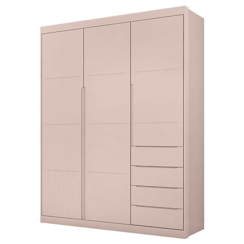 Guarda Roupa Infantil Blenda Rosa Acetinado - Phoenix Baby Guarda Roupa Infantil Blenda Rosa Acetinado - Phoenix Baby