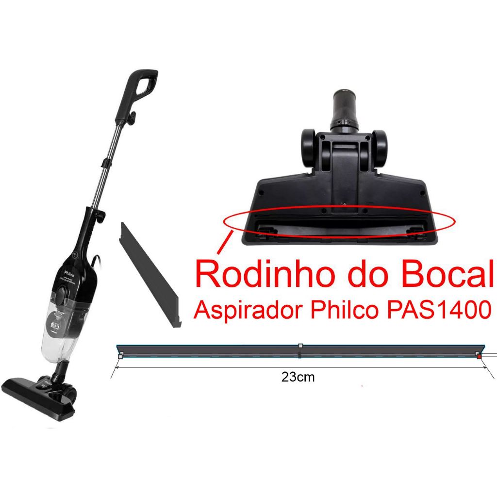 kit de reparo compatível com Aspirador Philc o Pas1400P rodas e eixos e borracha