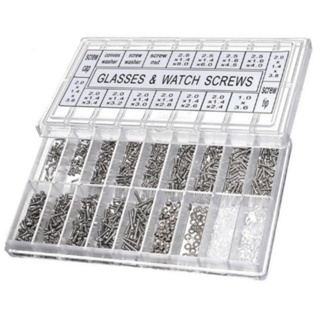 Kit 1000 Micro Mini Parafuso Reparo Óculos Relógio Com Chave em Oferta na Shopee