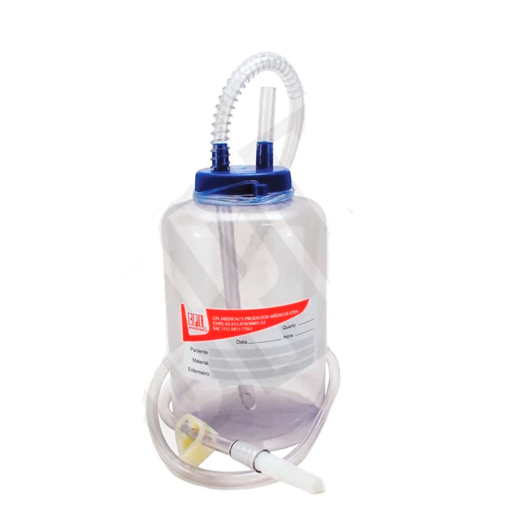 Sistema De Drenagem Torácica Mediastinal 2lts + Dreno Tórax — imagem 2 de 2