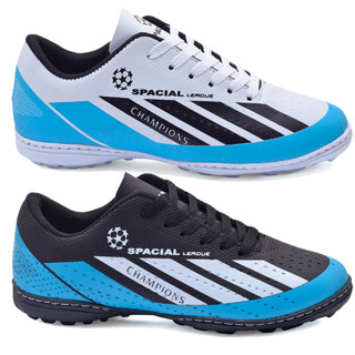 Chuteira Society Grama Sintética Costurada Profissional Promoção Kit 2 Pares em Oferta na Shopee