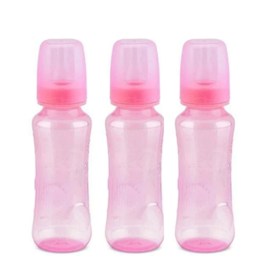 Kit 3 Mamadeiras Para Bebê Petita Alta Qualidade 140ml