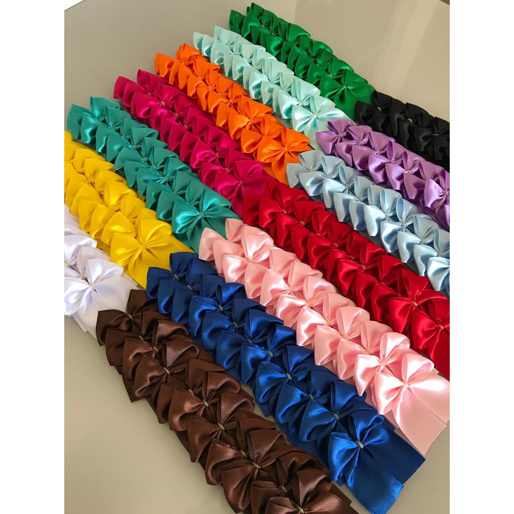 Laços de Cetim Grande nº 9 - Kit com 25 unidades