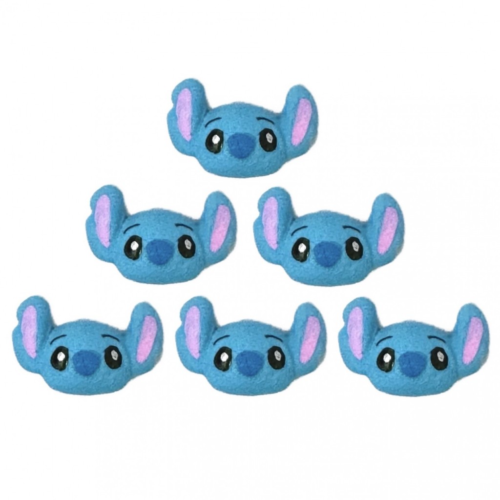 Confeitos de açúcar 100% comestíveis Tema Stitch e Angel Sprinkles azul e rosa - Jady Confeitos em Oferta na Shopee
