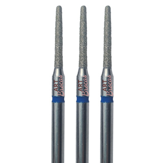 Kit 3 brocas PM 718 diamantadas cone para preparação unhas cutícula alongamento brilho em Oferta na Shopee