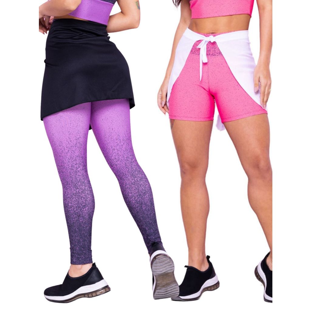 Kit 2 Unidades Tapa Bumbum Fitness Academia Saia Amarrar em Oferta na Shopee