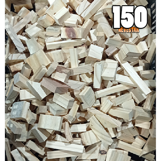 150 Retalhos de Madeira diversos formatos e tamanhos em Oferta na Shopee