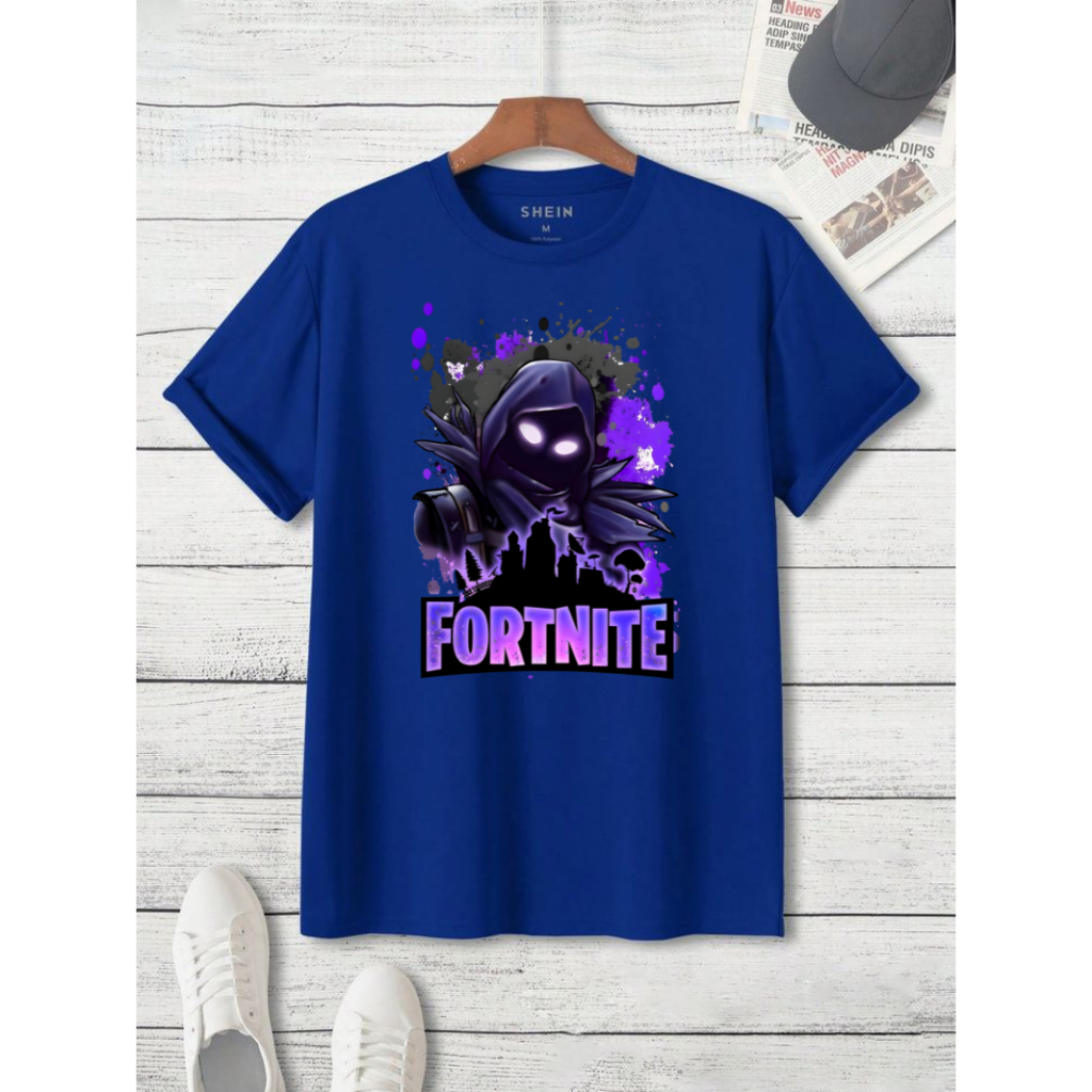 Camiseta Fortnite Jogo Game Celular Infantil do 04 ao 16 Game Jogos Online Camisa algodão ref 06